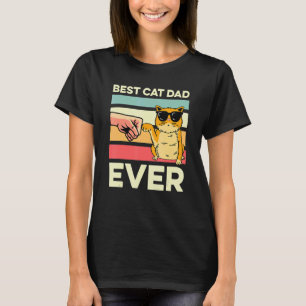 Kattpappa någonsin kattperson t shirt