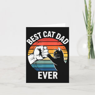 Kattpappa någonsin skjorta roliga män kattpappa fa kort
