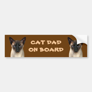 Kattpappa ombord bildekal