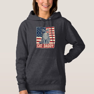 Kattpappa Patriotisk Katt Vektor Design_1 T Shirt