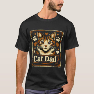 Kattpappa – Stolt felinepappor humor kärlek t-shir T Shirt