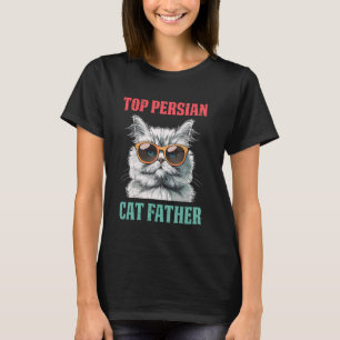 Kattpappa TOP PERSISK KATT FADER Roliga Perserkatt T Shirt