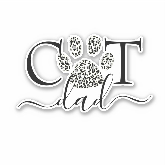 Kattpappadekalj Klistermärken (Framsida)