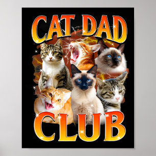 Kattpappaklubben Roligt Livet Är Bättre Med Katter Poster