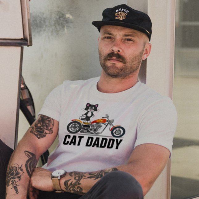 Kattpappas MC-t-shirts, Motorcykel T-shirt (Skapare uppladdad)