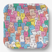 Kattpappers tallrikar, Kitty Katten Party