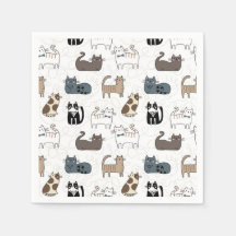Kattpappersservetter, Kitty Kittens Party
