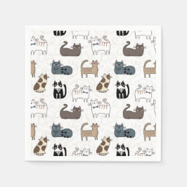 Kattpappersservetter, Kitty Kittens Party Pappersservett
