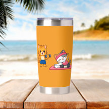 Kattpar Gym Isolerad Tumbler