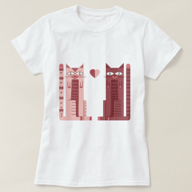 Kattpar T Shirt (Design framsida)