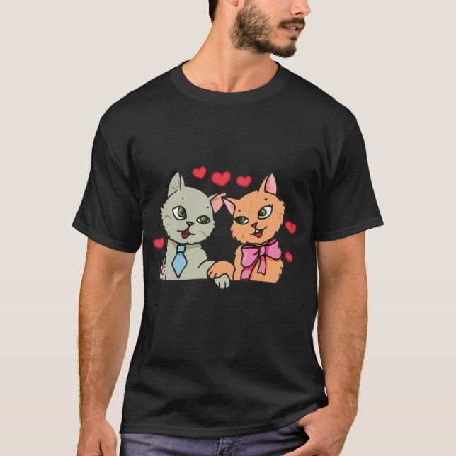 kattpar t shirt (Framsida)