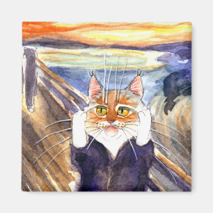 Kattparodimagnet, Edvards Munch skri Magnet