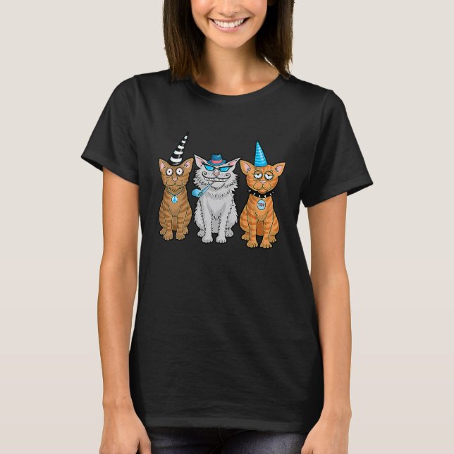Kattparty T Shirt (Framsida)