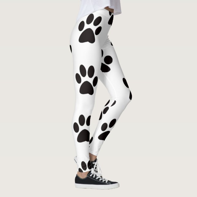 Kattpawtryck Leggings (Höger)