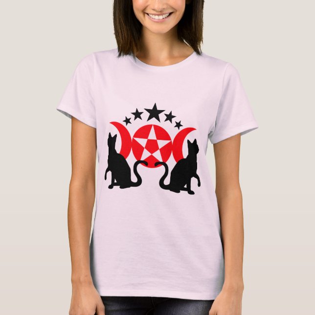 KattPentagram Tee (Framsida)