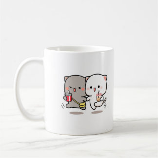 Kattpersika och goma muchi kaffemugg