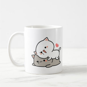 Kattpersika och goma - njure Throw Kaffemugg