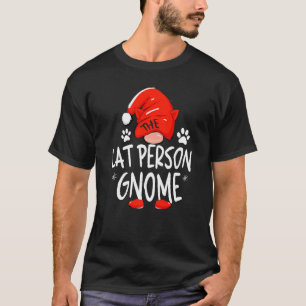 Kattperson Gnom Familj Matchande Jul Grupp C T Shirt