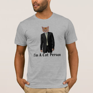 kattperson, I-förmiddag en kattperson Tee Shirt