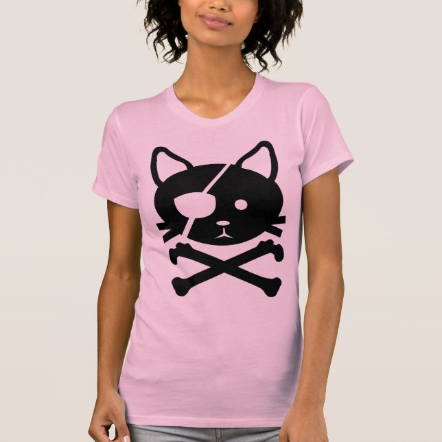 KattpiratT-tröja T-shirt (Framsida)