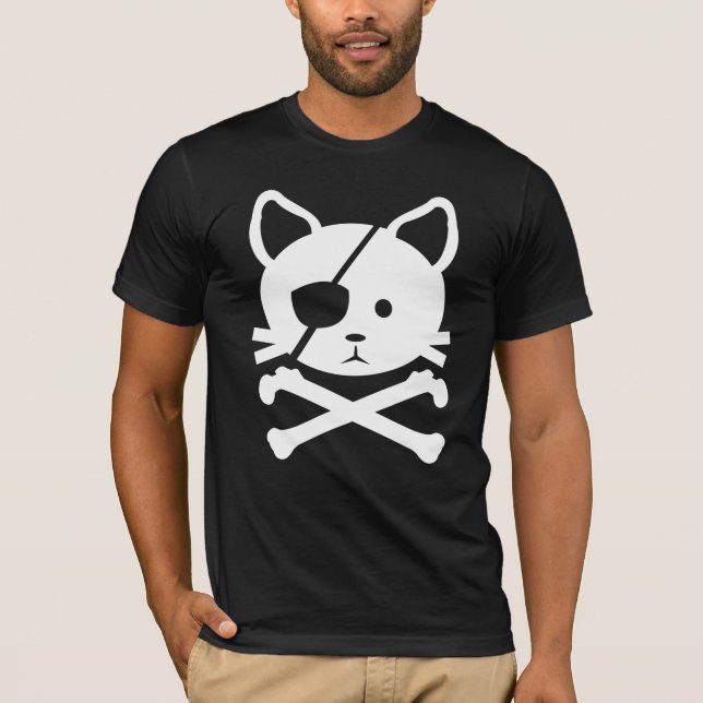 KattpiratT-tröja T-shirt (Framsida)
