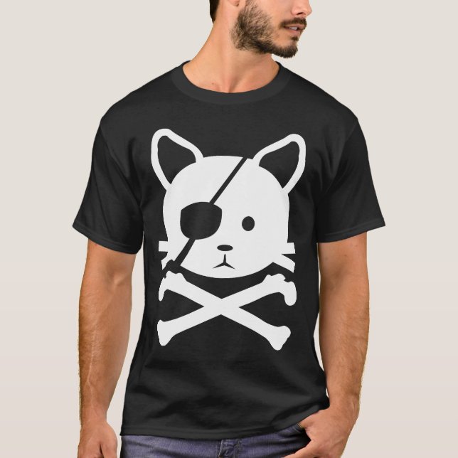 KattpiratT-tröja T-shirt (Framsida)