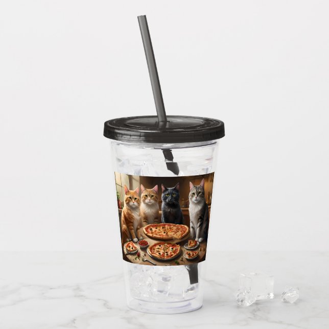 Kattpizzanatt, Take Away Mugg (Framsida Ice)