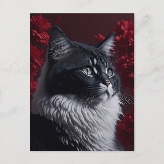 kattpo vykort (Framsida)