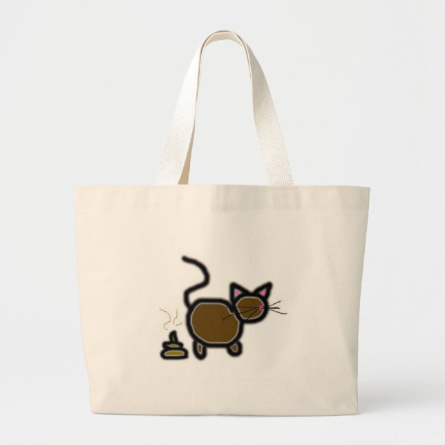 kattpoop jumbo tygkasse (Framsidan)