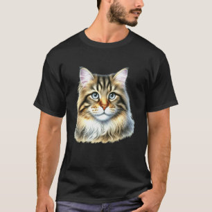 Kattporträtt T Shirt