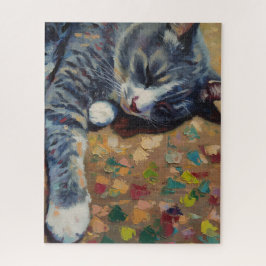 Kattporträttpussel Pussel