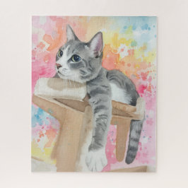 Kattporträttpussel Pussel