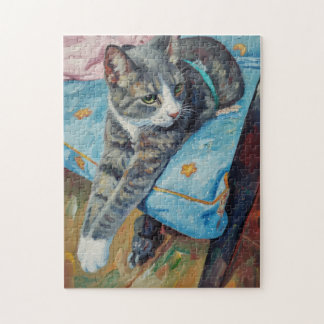 Kattporträttpussel Pussel