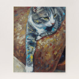 Kattporträttpussel Pussel