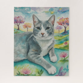 Kattporträttpussel Pussel