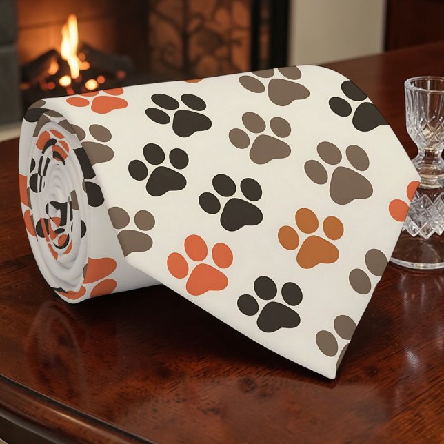 Kattpote Retro Skräddarsydd slips (Skapare uppladdad)