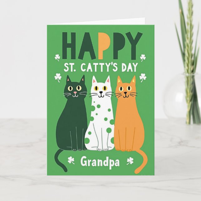 Kattprickar Farfar Kort (Framsida)