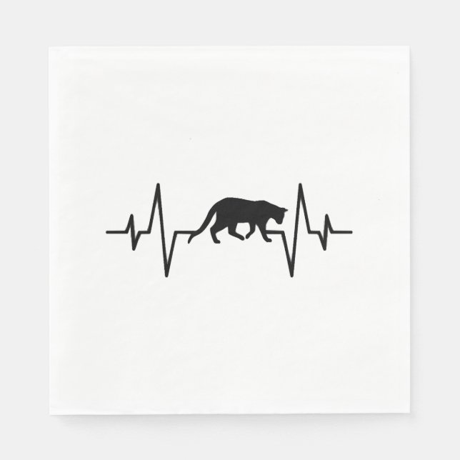 kattpulsslag pappersservett (Framsidan)