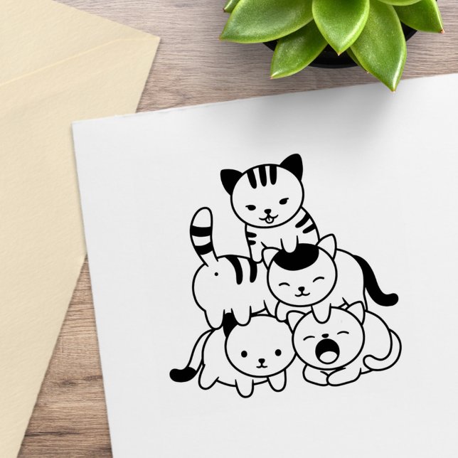 Kattpyramid Stämpel (Skapare uppladdad)