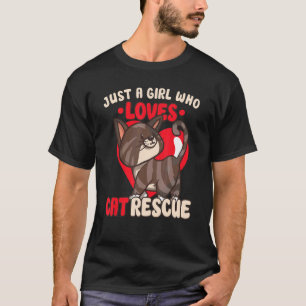 KATTRÄDDNING DJURRÄTTIGHETER RÄDDA KATT ADOPTION 1 T SHIRT