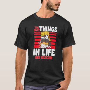 KATTRÄDDNING DJURRÄTTIGHETER RÄDDA KATT ADOPTION T SHIRT