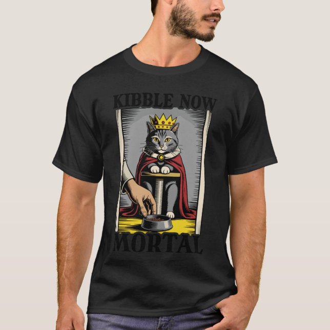 Katträff Kattälskare Repstol Roligt  T Shirt (Framsida)
