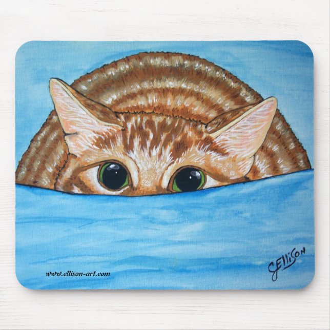 Kattredo som Pounce Mousepad Musmatta (Framsidan)