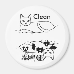 Kattrengöringen smutsar ner diskaremagneter magnet