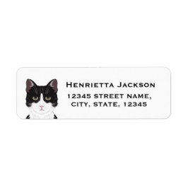 Kattreturetiketter - anpassade returadress etikett