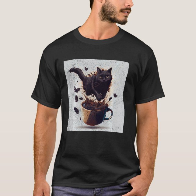 Kattrobot pommes frites t shirt (Framsida)