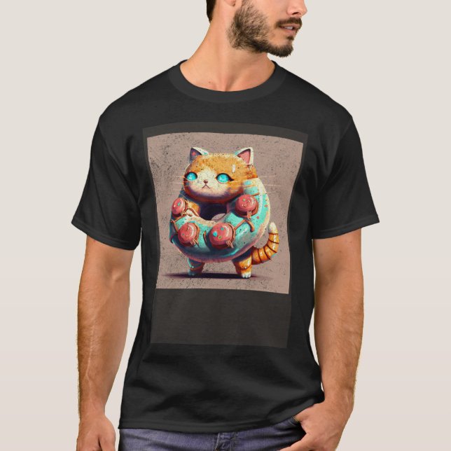 Kattrobotmunk T Shirt (Framsida)