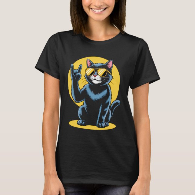 Kattrockmusik T Shirt (Framsida)