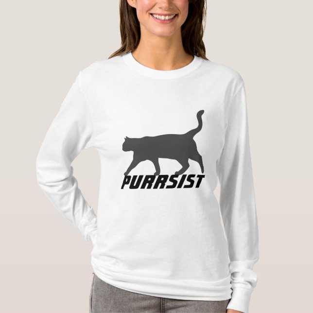 KATTRÖJAR MED PURRSIST T SHIRT (Framsida)