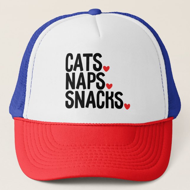 Kattröstande Snacks - Kattälskare      Keps (Framsida)